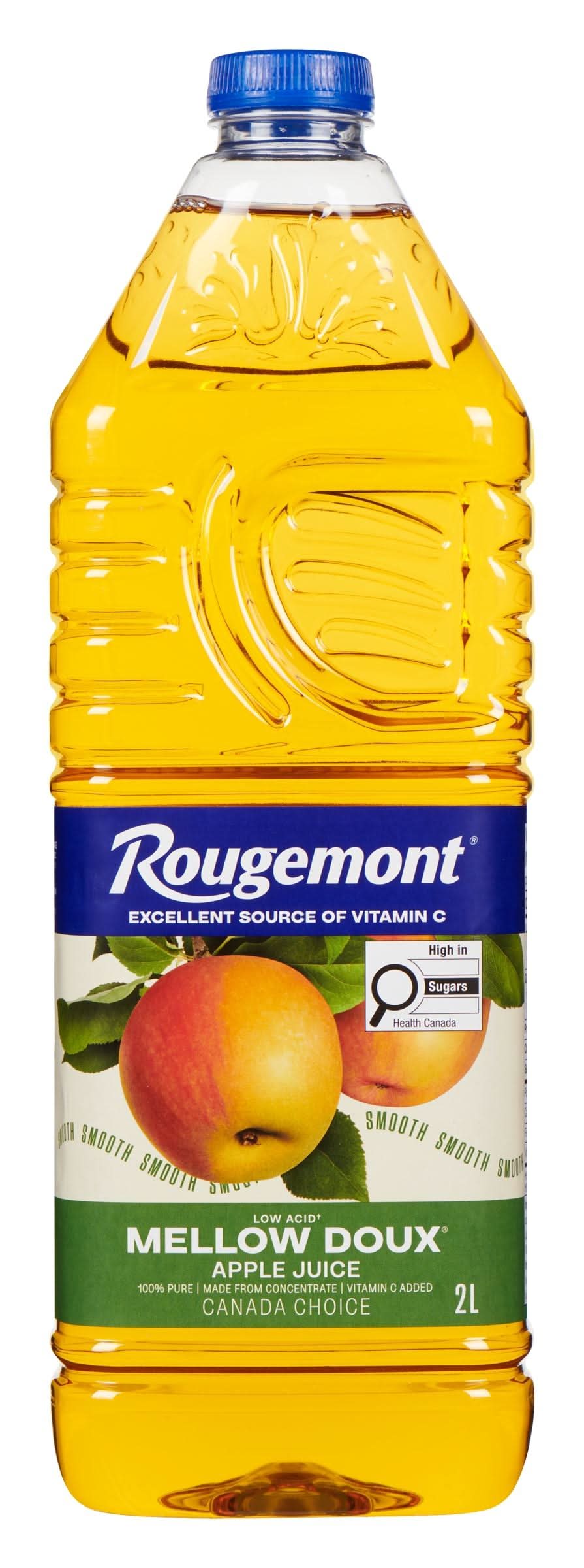 Rougemont mellow doux jus de fruit - mellow doux fruit juice (2 l) (pomme)