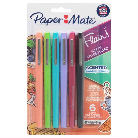 Paper Mate Flair! Felt Tip 0.7 mm Scented Pens