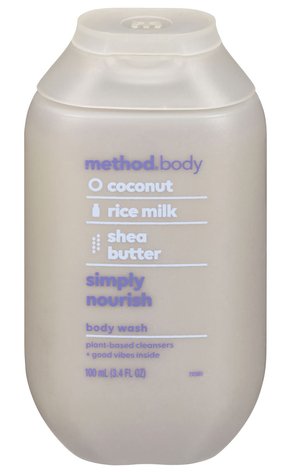 Method Body Simply Nourish Body Wash With Coconut, Rice Milk, and Shea Butter (3.4 fl oz)