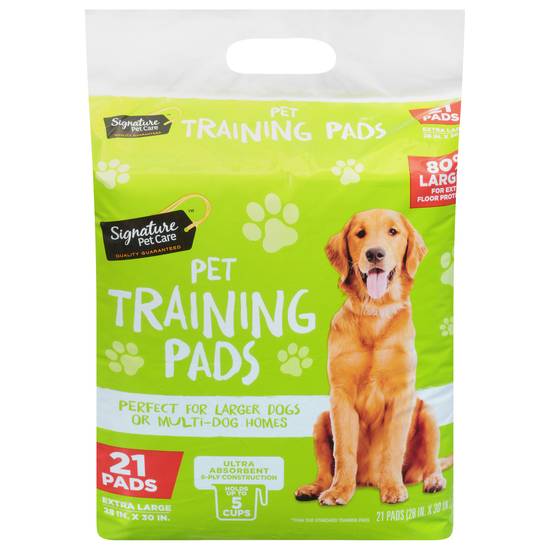 Signature Pet Care Extra Large Pet Training Pads (21 pads)