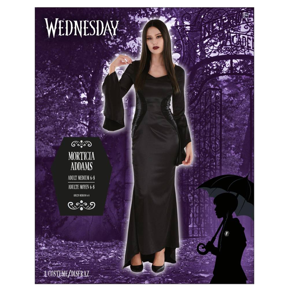 morticia addams dress party city Women's Morticia Addams Family Costume