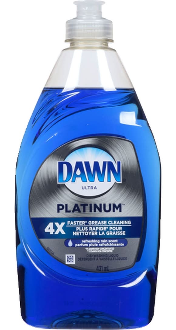 Dawn Platinum Dishwashing Liquid, Refreshing Rain (431 ml)