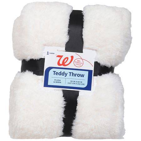 Walgreens Teddy Throw - 1.0 ea