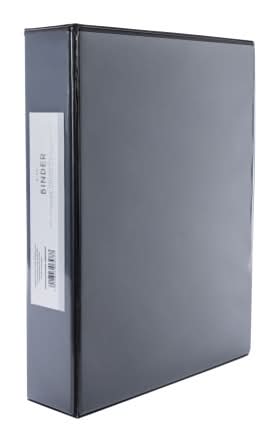 Heavy Duty Binder 2in Black Multi