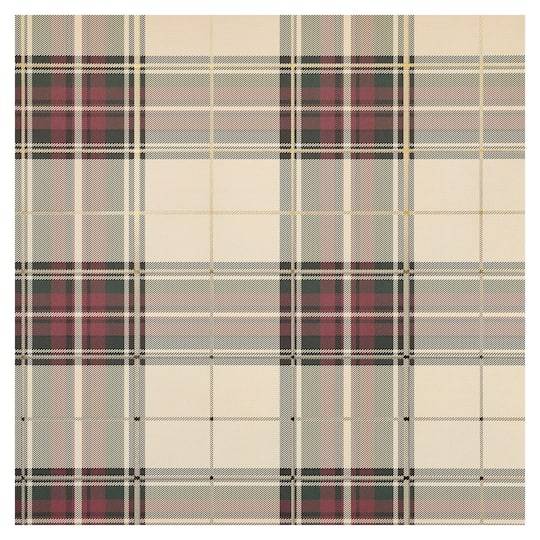 Recollections Christmas Plaid Cardstock Paper, 12" X 12"