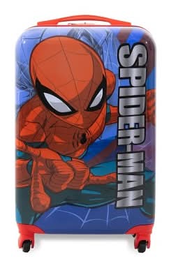 Marvel Kids' Spider-Man Hardside Carry on Spinner Suitcase, 18 in
