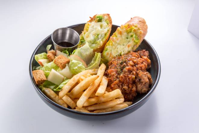 肉醬丸子拼盤