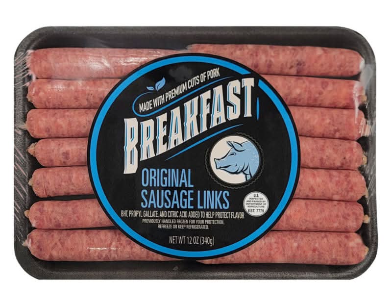 Aldi Breakfast Sausage Links, Original (12 oz)