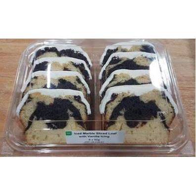 Fgf Brands Iced Marble Sliced Loaf Cake With Vanilla Icing (14.1 oz)