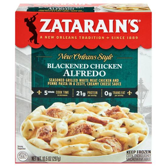 Zatarain's Blackened Chicken Alfredo Pasta
