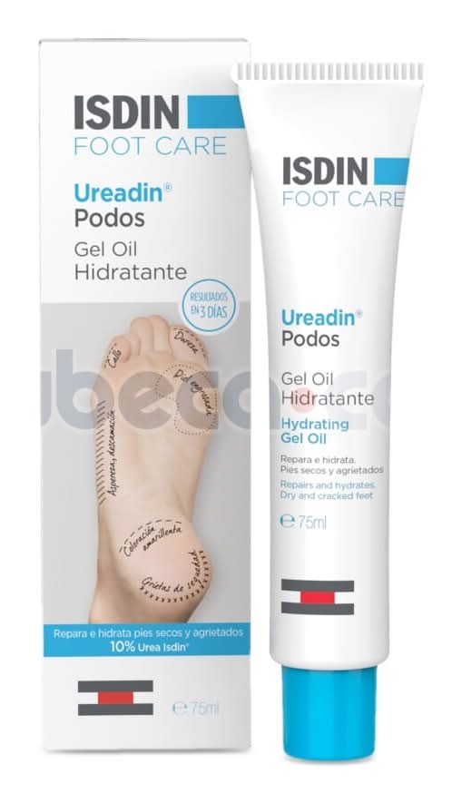 Isdin Foot Care Ureadin Podos Gel Oil Hidratante Para Pies 75Ml