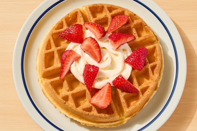 Strawberry Cheesecake Waffle
