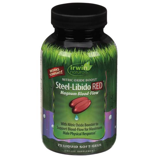Irwin Naturals Steel-Libido Red Magnum Blood Nitric Oxide Boost (75 ct)