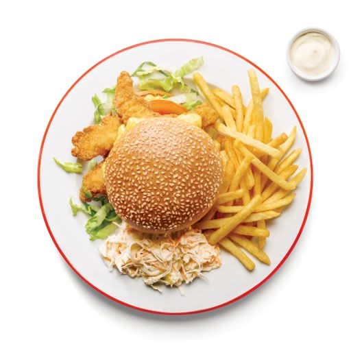 Menu Tenders Burger
