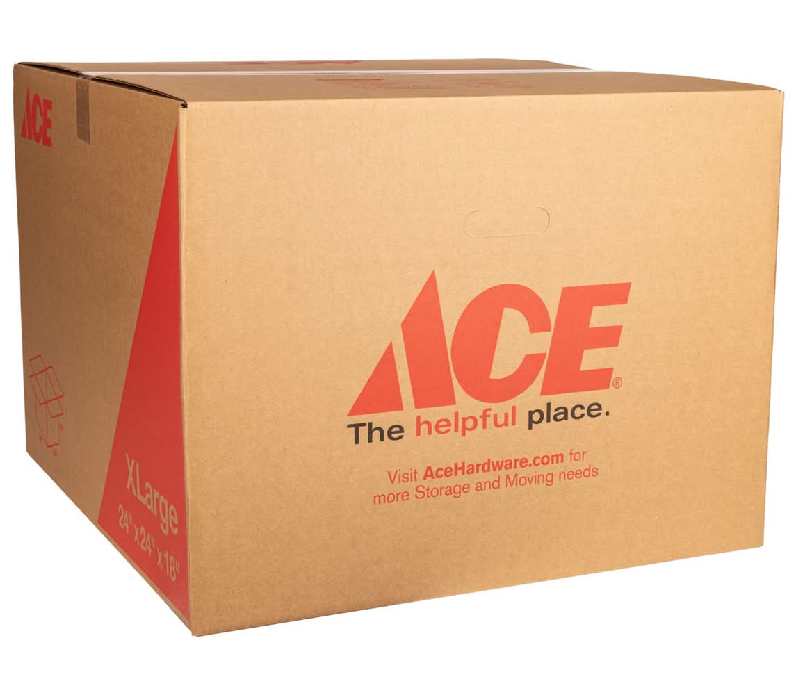 Ace 18 In. H X 24 In. W X 24 In. L Cardboard Corrugated Box 1 Pk