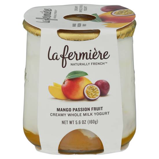 La Fermière Mango Passion Fruit Creamy Whole Milk Yogurt