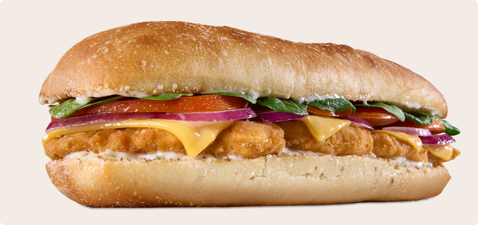 Breaded Chicken on a Fresh Baked Roll