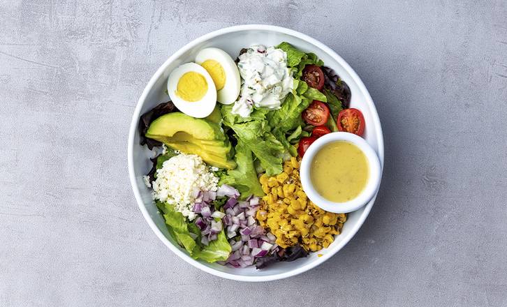 Roasted Corn and Avocado Cobb Salad