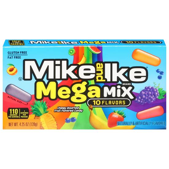 Mike and Ike Mega Mix Chewy Candy (assorted )