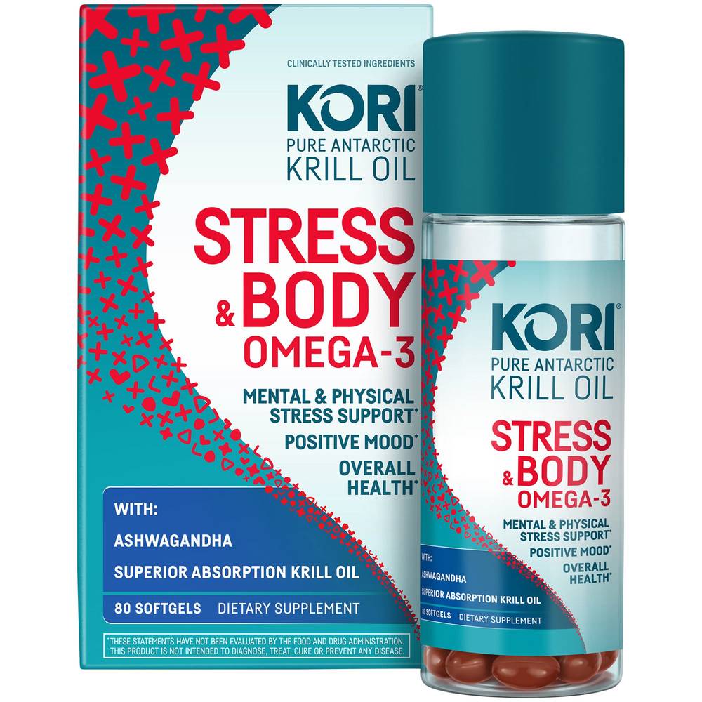 Krill Oil Omega-3 - (80 Softgels)