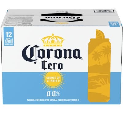 Corona Cero Bière Sans Alcool Avec Arôme Naturel Et Vitamine D / Cero Alcohol-Free Beer With Natural Flavour And Vitamin D 355.0 ML