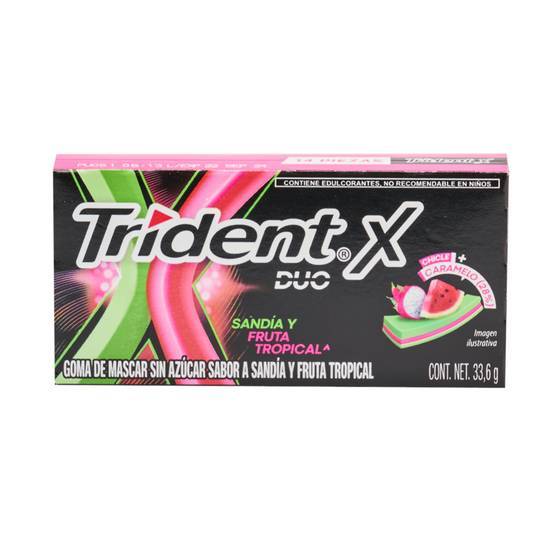 Trident X Duo Sandia Y Fruta 14P 33.6g