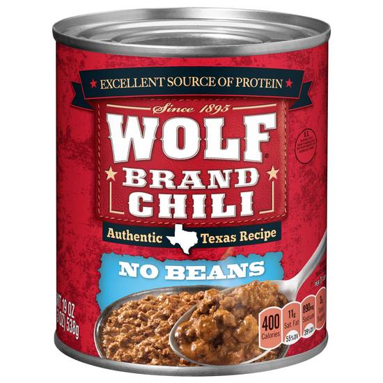 Wolf Brand Chili No Beans Chili Without Beans