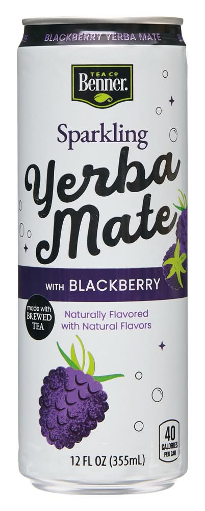 Benner Sparkling Yerba Mate, Blackberry