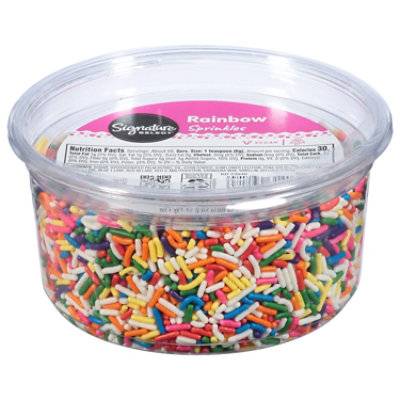 Signature Select Rainbow Sprinkles Tub