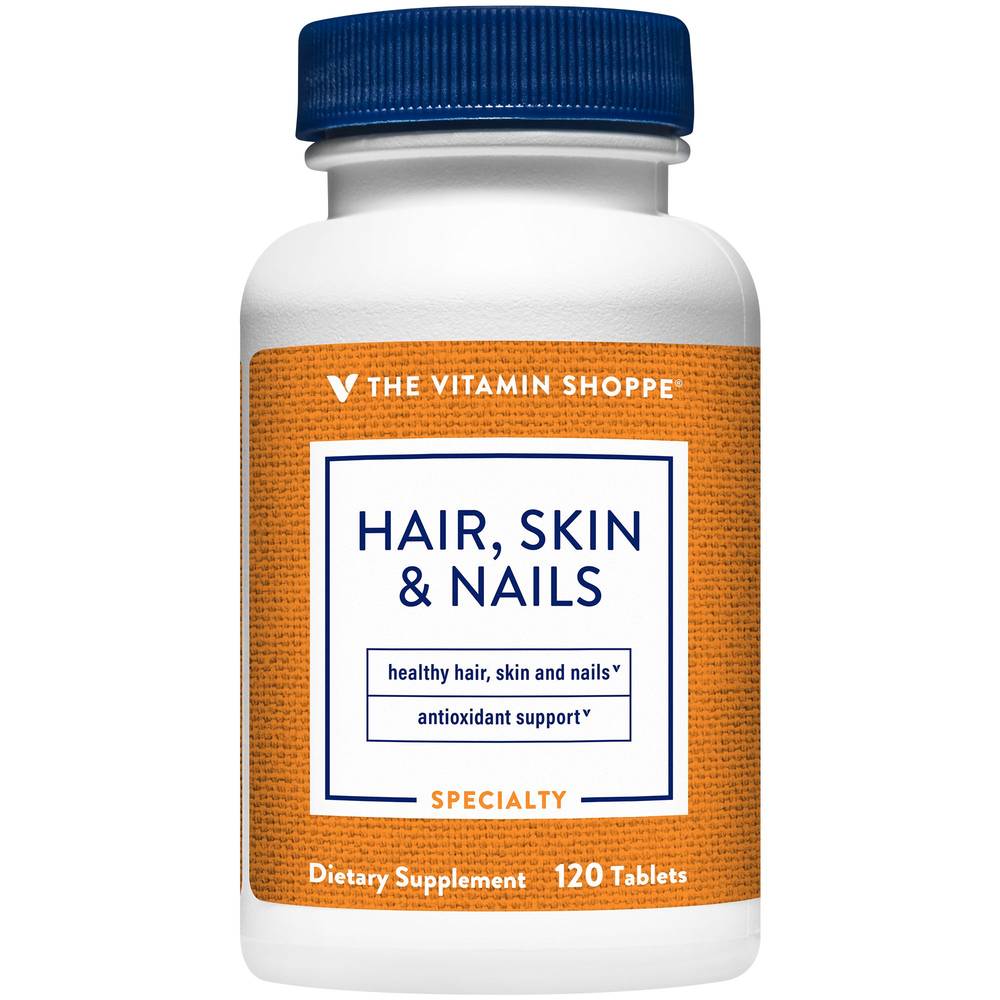 Hair, Skin & Nails With Antioxidants (120 Tablets)
