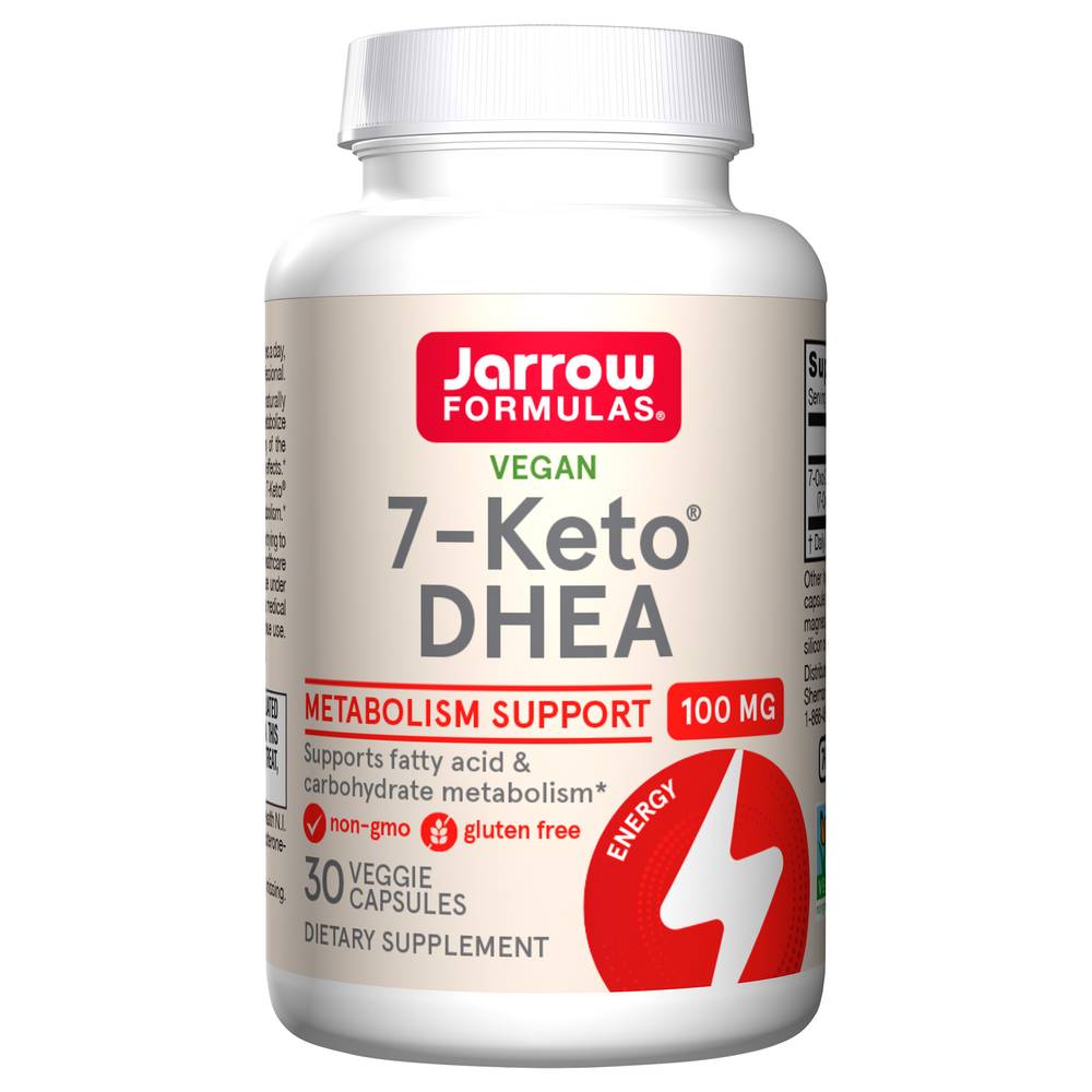 Jarrow Formulas 7-keto Dhea 100 mg Dietary Supplement Veggie Capsules (30 ct)