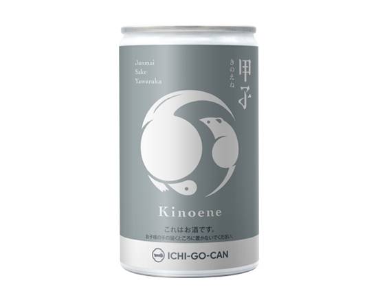 348740：飯沼本家 甲子 純米酒  一合缶（千葉） 180ML / Iinumahonke Kinoene Junmaishu×180ML