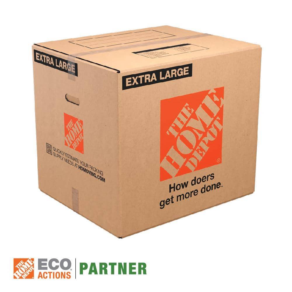 The Home Depot D Extra-Large Moving Box With Handles, 24 In