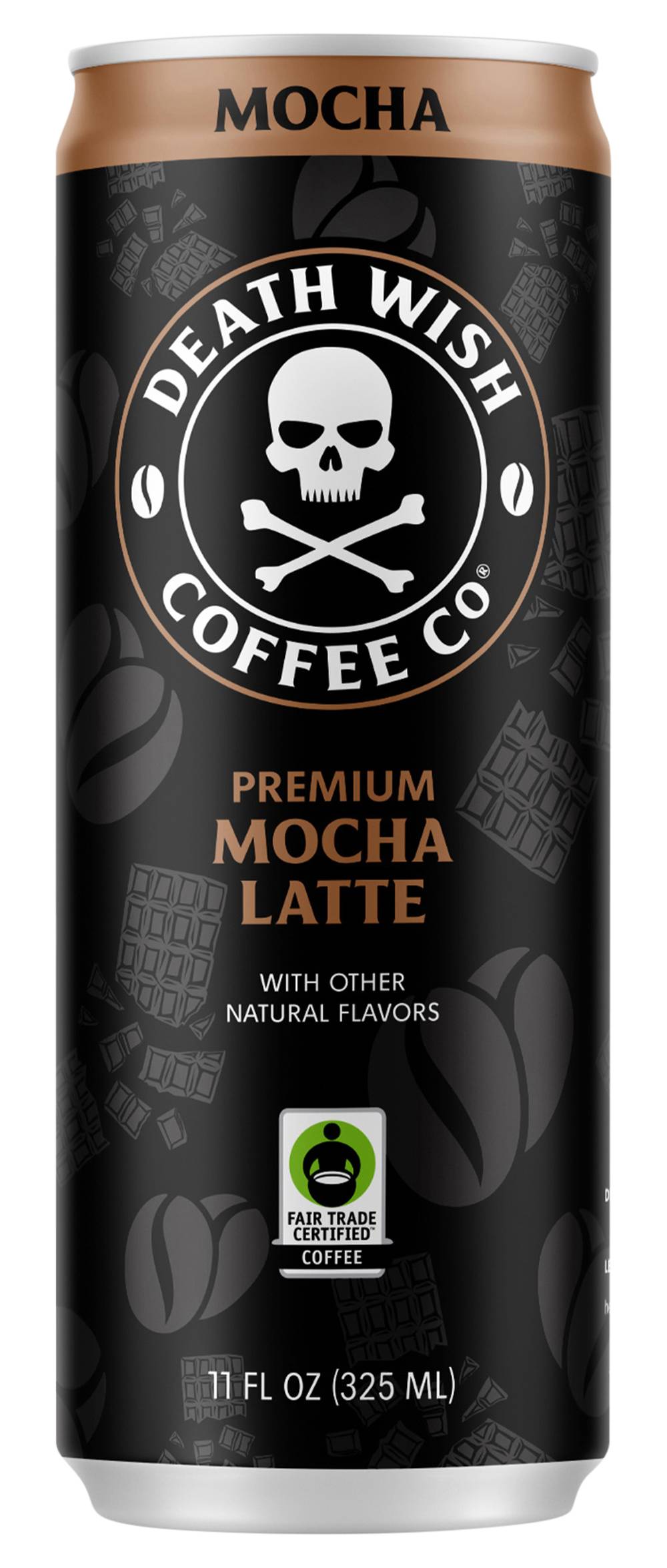 Death Wish Coffee Co. Premium Fair Trade Coffee, Mocha Latte (11 fl oz)