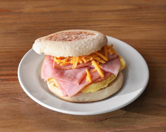 Ham & Cheddar Breakfast Sandwich