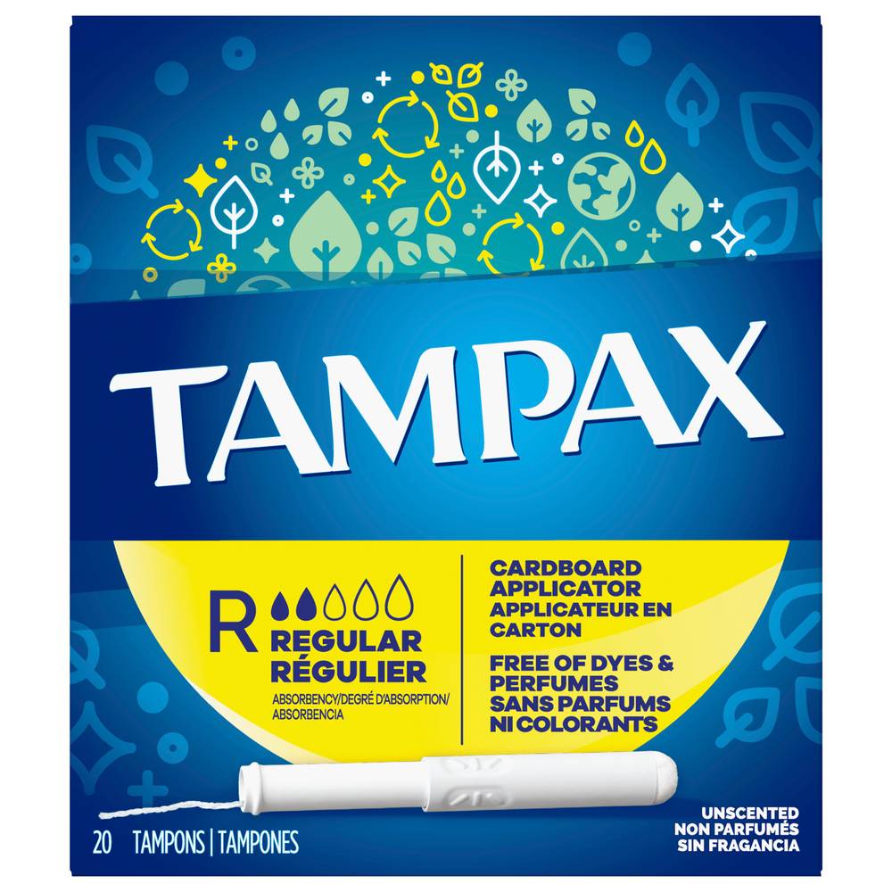 Tampax Regular Absorbency Tampons (5.3 oz)