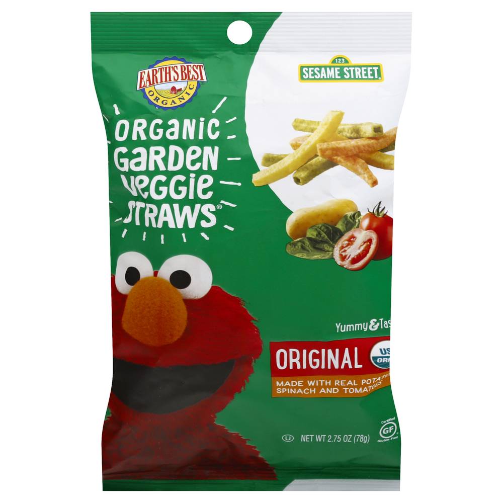 Earth's Best Organic Garden Veggie Straws (2.75 oz)