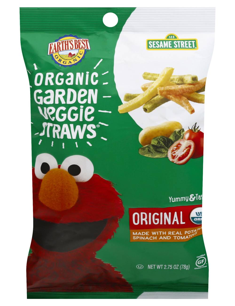 Earth's Best Organic Garden Veggie Straws (2.75 oz)