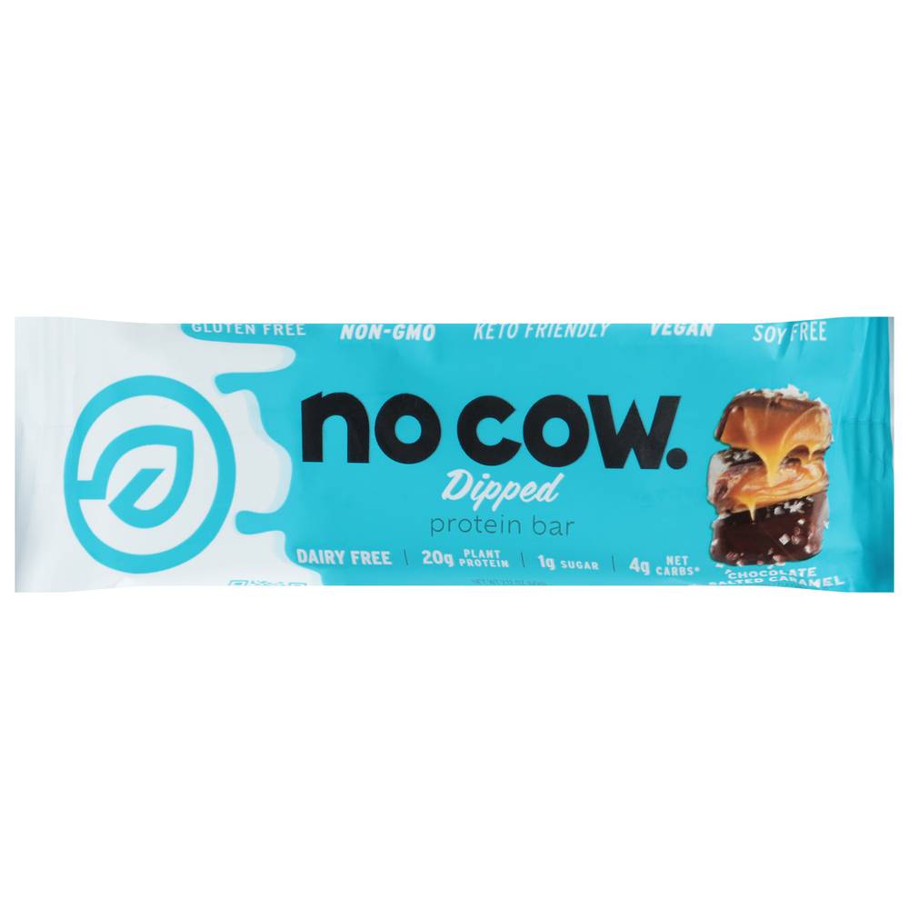 No Cow Dipped Chocolate Salted Caramel Protein Bar (2.12 oz)