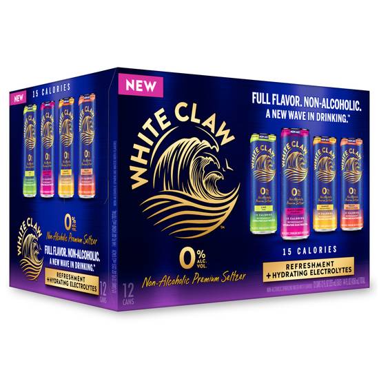 White Claw White Claw Zero Alcohol Variety pack (12 pack, 12 fl oz)