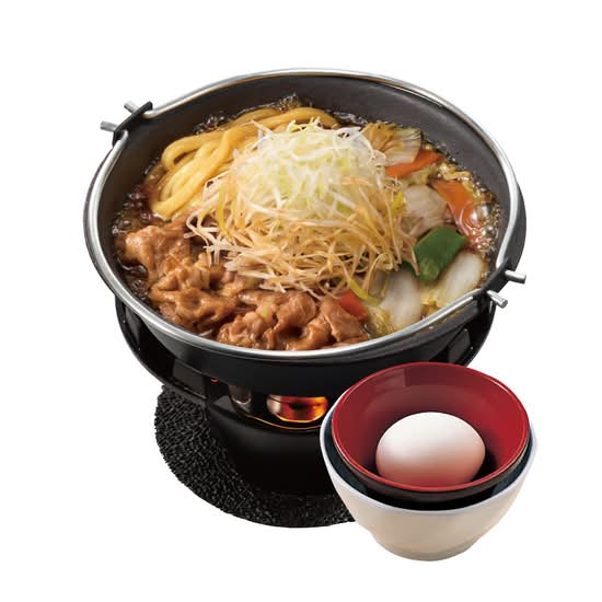 白髪ねぎ牛すき鍋Beef Sukiyaki Hot Pot