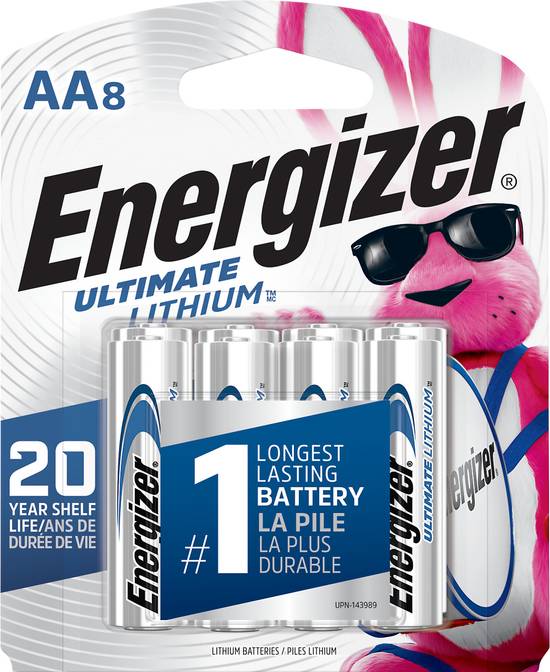 Energizer Ultimate Lithium Aa Batteries (8 ct)