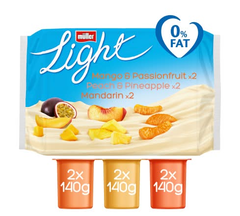 Müller Light Citrus Fat Free Yogurts (140g)