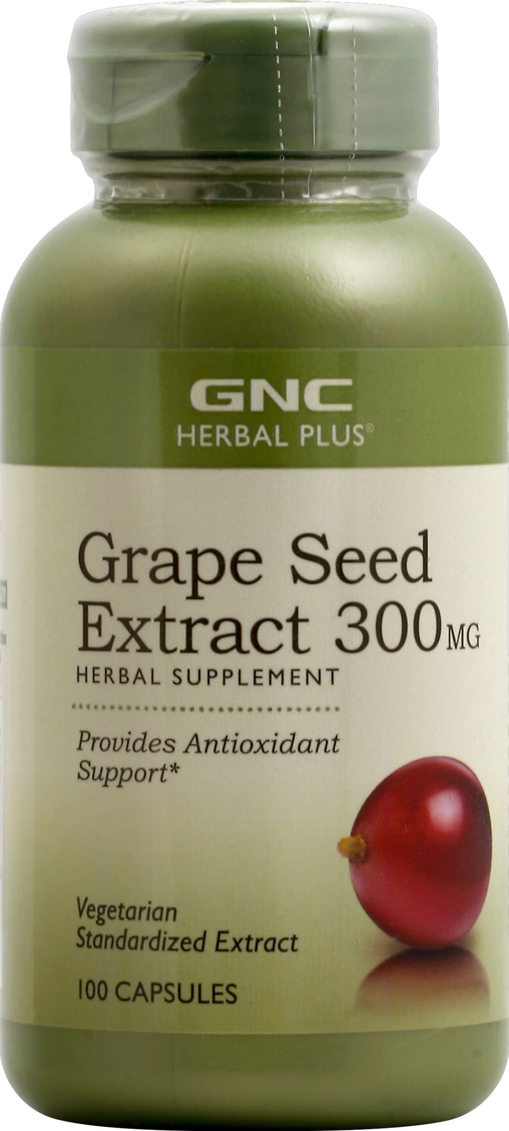 GNC Grape Seed Extract 300 mg Herbal Supplement (3.6 oz)