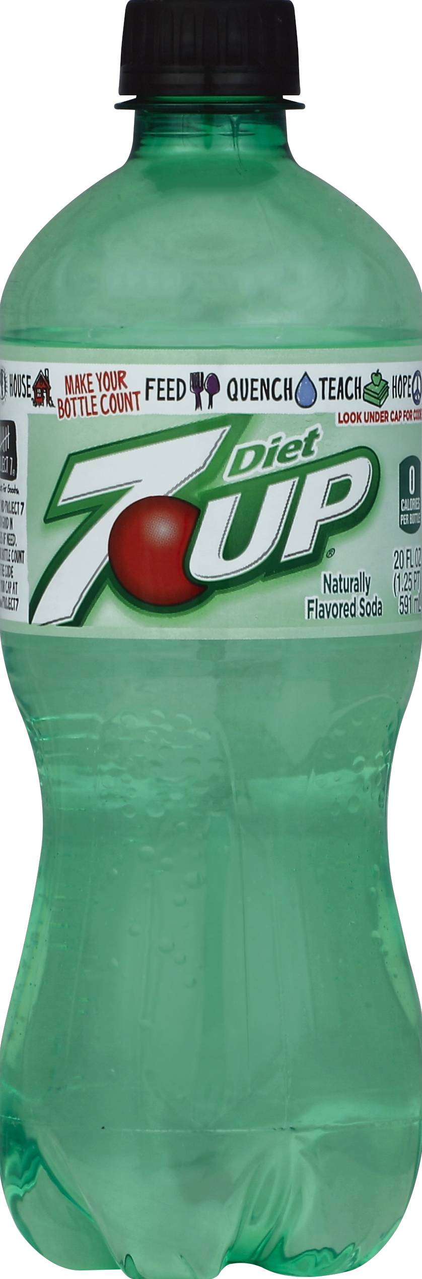 7UP Lemon Lime Flavored Diet Soda (20 fl oz)