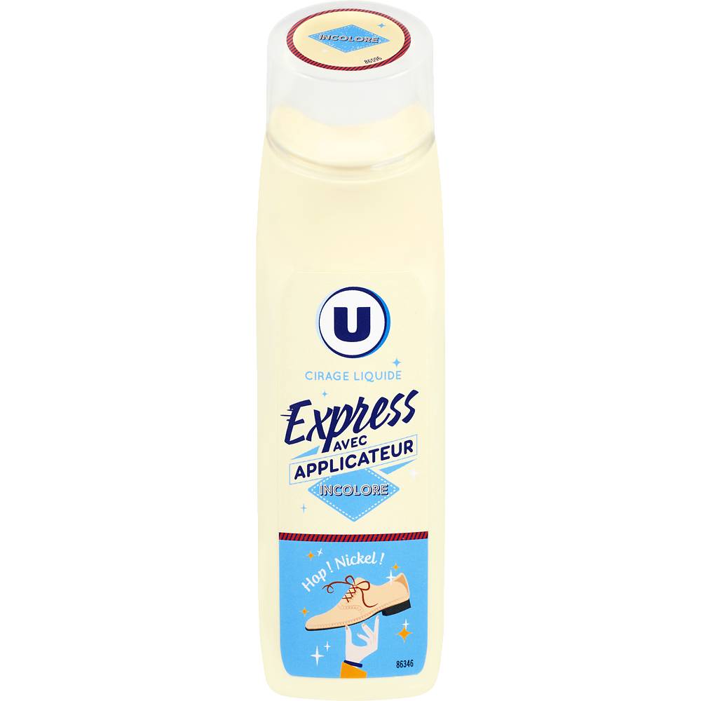 Les Produits U - U cirage appliquage incolore  ( 75 ml )