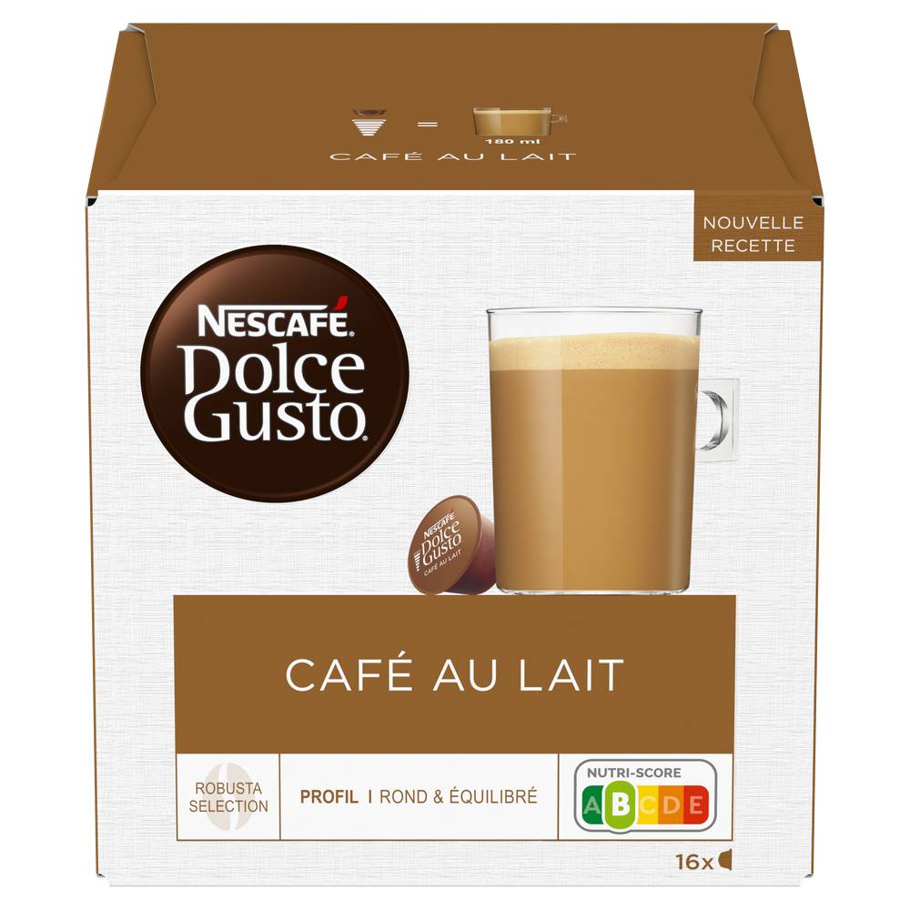 Nescafé - Café capsules au lait (16)