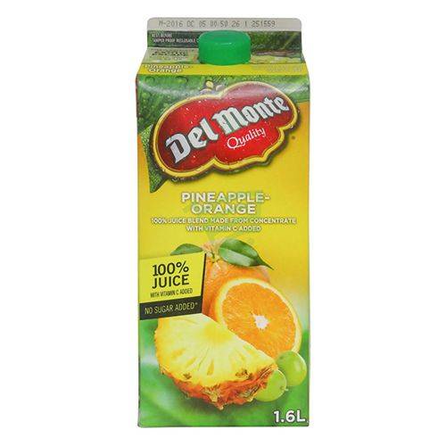 Del Monte · Pineapple orange juice - Jus ananas orange (1.6 L - 1.6LT)