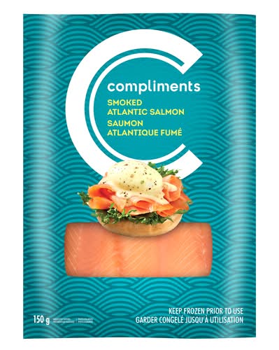 Compliments Frozen Smoked Atlantic Salmon (150 g)
