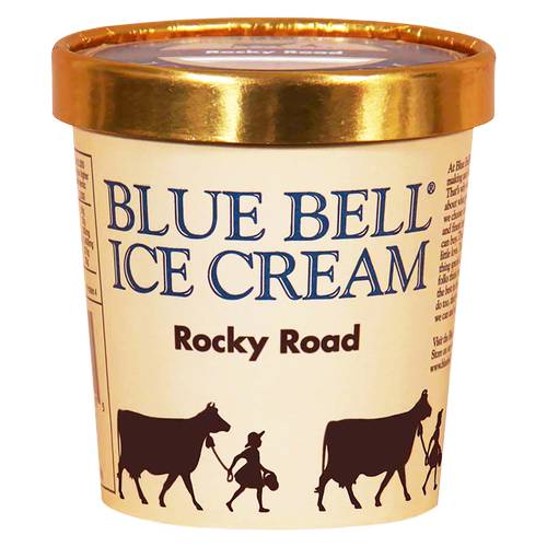 Blue Bell Rocky Road Ice Cream (16oz container)
